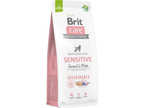 BRIT Care Dog Sustainable Sensitive Insect &amp; Fish - kuivaruoka koirille - 12 kg