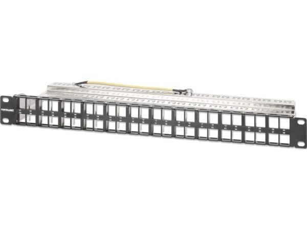 Intellinet 721028, Ramme som klikker på plass, Svart, -10 - 60 °C, -40 - 70 °C, 10 - 90%, 482,6 mm