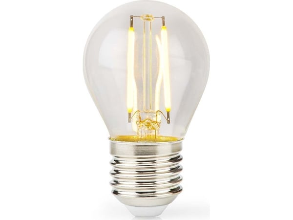 Nedis LBFE27G452, 4,5 W, 42 W, E27, 470 lm, 15000 timer, Varm hvit