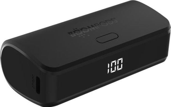 Boompods POWER BOOM, 5000 mAh, Lithium-Ion (Li-Ion), Sort