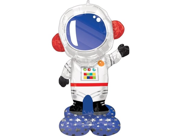 AMSCAN AirLoonz astronaut folieballong 144x81cm