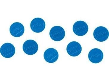 Nobo Whiteboard magneter 38 mm, styrke 1,5kg, pakke med 10 stk., Whiteboard-magnet, Blå, 38 mm, 20 mm, 38 mm, 190 mm