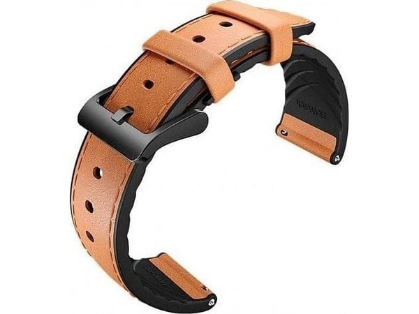Mobvoi Lærreim til Ticwatch Pro brun