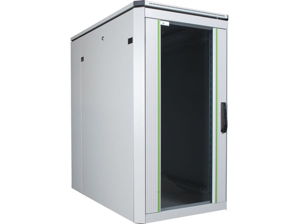 Lanview by Logon Data Line - Rack skap - 800 x 800 mm, data line - free-standing - hvit - 20U - 19"