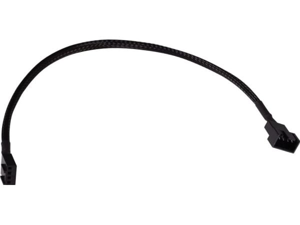 Alphacool tuuletinkaapeli 4-nastainen 4-nastaiseen jatkojohtoon 30cm - musta