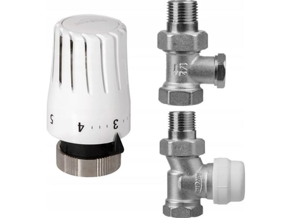 Invena komplett termostatsett enkel med innstilling termostat-/termostathode mini 2 PROV [1]