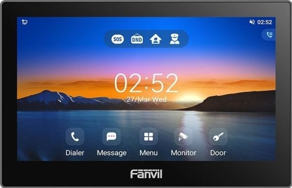Fanvil i505W, 17,8 cm (7"), IPS, 1024 x 600 piksler, kapasitiv, 1920 x 1080 piksler, 720p, 1080p