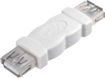 Vivanco High-grade USB 2.0 compatible adapter, USB A, USB A, Vit