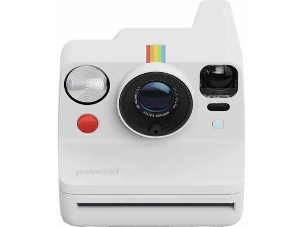 Polaroid Now+ Instant Camera Generation 3, hvit, automatisk, 0,4 - 1,3 m, Polaroid App, litium-ion (Li-Ion), 452 g