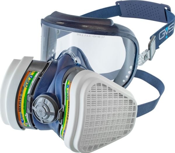 Veido kaukė (3/4) su ABEK1-P3 filtrais GVS Elipse Integra, dydis M/L
