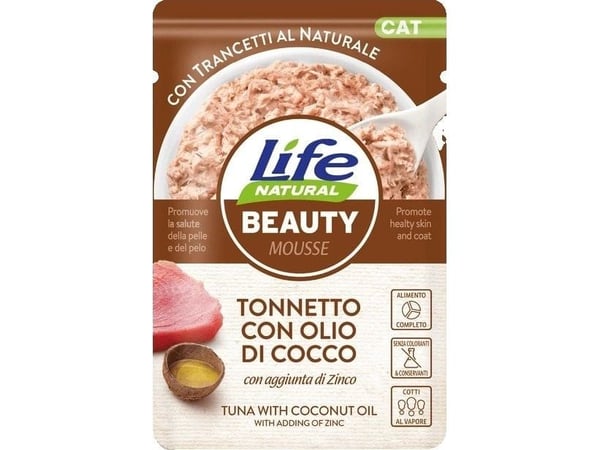 Life Pet Care LIFE CAT våtfôr 70 g BEAUTY TUNA + COCONUT OIL