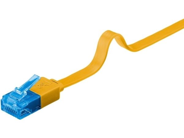 Goobay 96329, 3 m, Cat6a, U/UTP (UTP), RJ-45, RJ-45, Gult