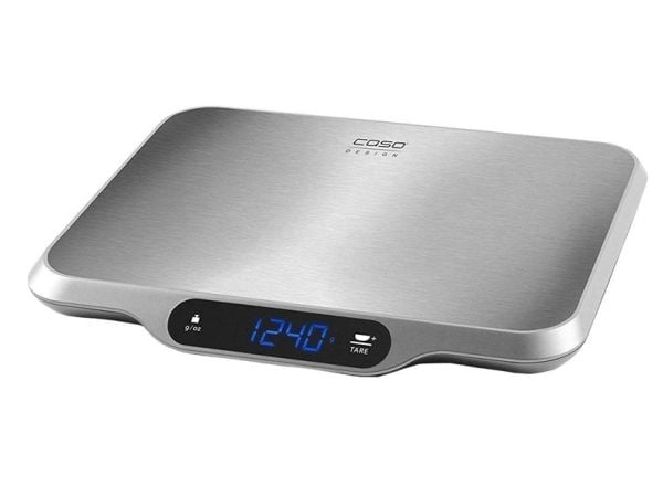 Caso 3292, Elektronisk köksvåg, 15 kg, 1 g, Rostfritt stål, Rostfritt stål, Rostfritt stål