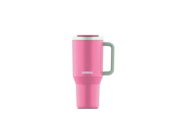 Termisk krus med teleskopisk sugerør Kambukka Rio Tumbler 950ml Bubblegum Mint