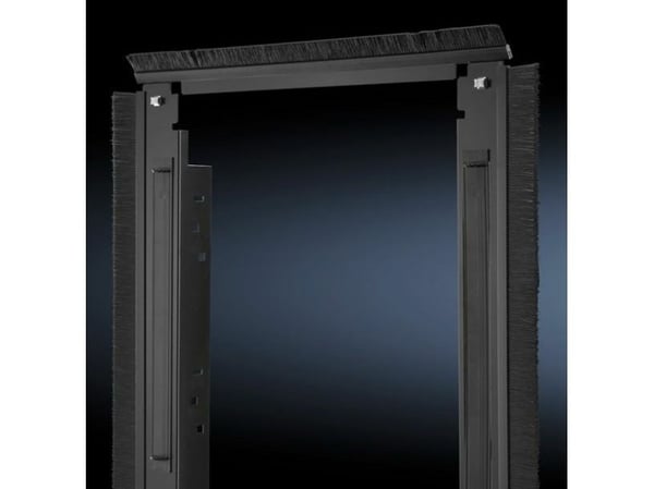 Rittal DK 5302.016, Luftadministrasjonsbaffel, Sort, Plast, Stål, 2,06 kg, 1 stykker, 2,66 kg