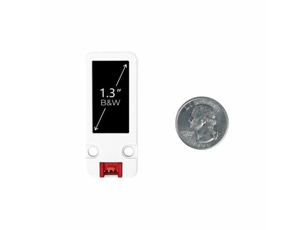 M5Stack U119, Skärm, M5, M5Stack, Vit, Plast, Metall, OLED