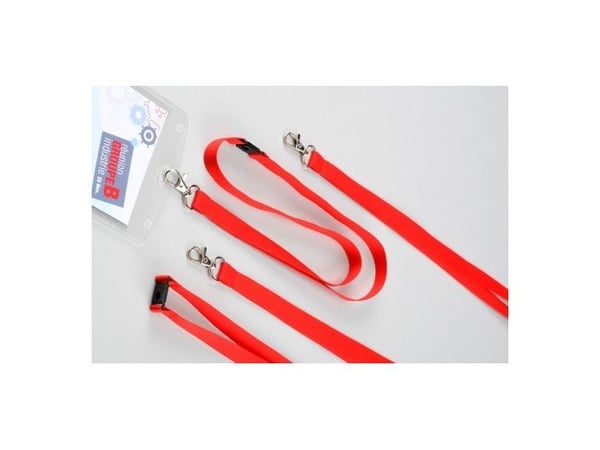 Avery 4842R, Merkeholder, Metall, Polyetylentereftalat (PET), Rød, 15 mm, 440 mm, 10 stykker