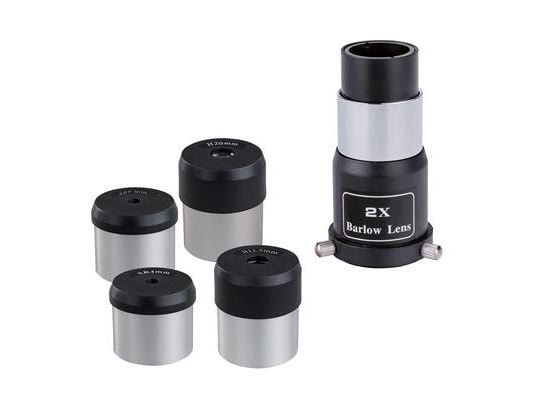 Dörr DELTA 1000, Musta, Poika/tyttö, Ohje, 6 kg, 46,5 cm, 1x finder scope, 4x eyepieces, 1x Barlow lens 2x, 1x moon filter