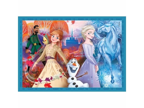 Puslespill Clementoni CLE puslespill 4in1 SuperColor Frozen 21518