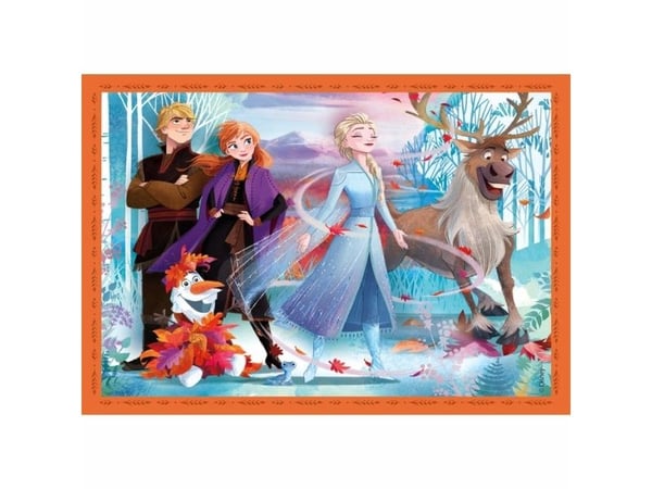 Puslespill Clementoni CLE puslespill 4in1 SuperColor Frozen 21518