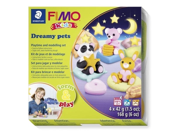 Staedtler FIMO kids 8034, 4 stykker