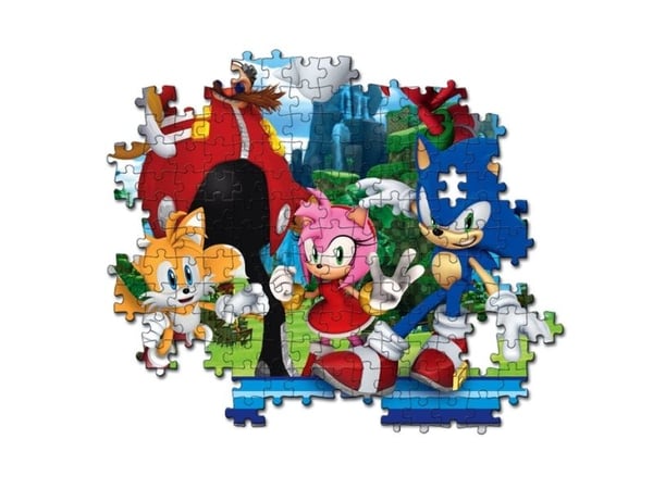 Clementoni - Puzzle Super - Sonic (300 kpl) (21729) /Puzzles