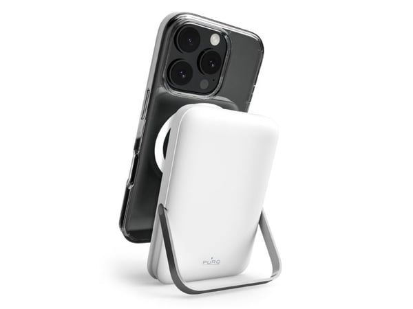 PURO PUFCBB100P3MAGWHI, 10000 mAh, Lithium Polymer (LiPo), Trådløs lading, Hvit