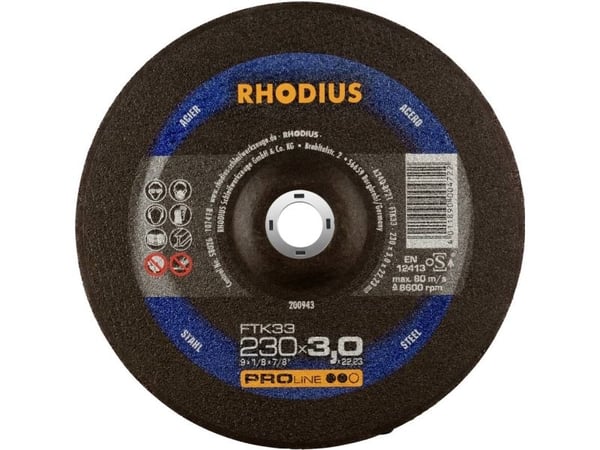 Rhodius 200943 Leikkuukiekko 230 mm 22,23 mm 1 kpl 1 kpl Rhodius 200943 Leikkuukiekko 230 mm 22,23 mm 1 kpl 1 kpl