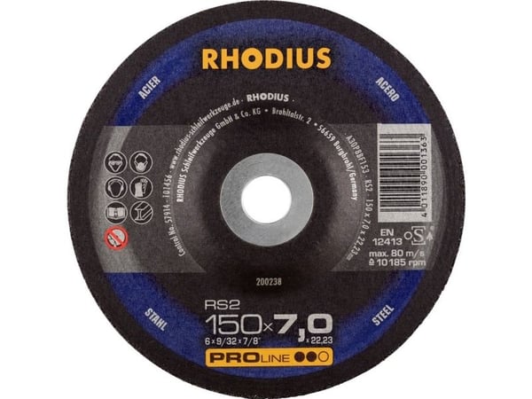 Hiontakiekko RS 2 150x7,0