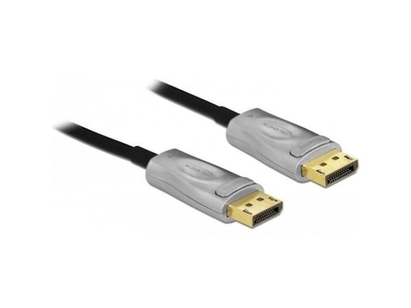 DeLOCK - DisplayPort-kabel - DisplayPort (M) til DisplayPort (M) - DisplayPort 1.4 - 15.0m - støtter 8K UHD (7680 x 4320) - svart (85886)
