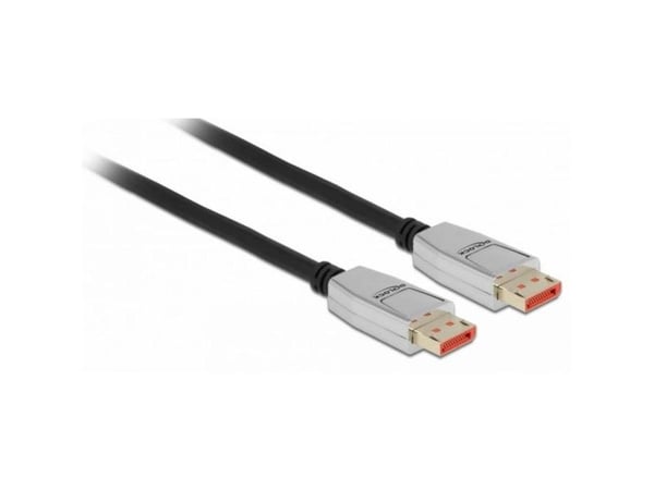 Delock - DisplayPort-kabel - DisplayPort (M) til DisplayPort (M) - DisplayPort 1.4 - 2.0m - støtter 8K UHD (7680 x 4320) - svart (87041)