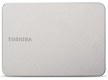 Toshiba Canvio Flex - Harddisk - 2 TB - ekstern (bærbar) - 2.5" - USB 3.2 Gen 1 - varmt sølv