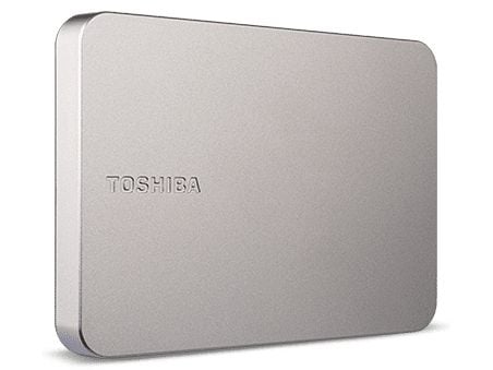Toshiba Canvio Flex - Harddisk - 2 TB - ekstern (bærbar) - 2.5" - USB 3.2 Gen 1 - varmt sølv