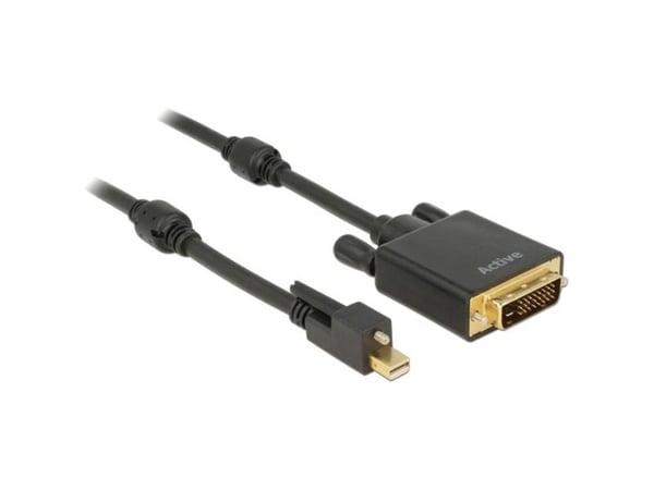 DeLOCK 83727, 3 m, Mini DisplayPort, DVI-D, Uros, Uros, Kulta