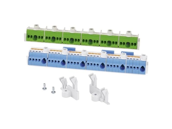 Hensel 61001150 klämblock skruvanslutning insticksanslutning flerfärgad 1 st