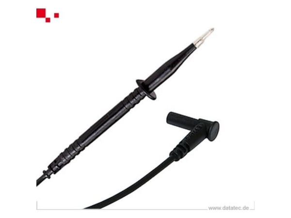 Chauvin Arnoux Prøveledning [4 mm säkerhetsstik - 4 mm säkerhetsstik] 0,85 m Sort 1 stk