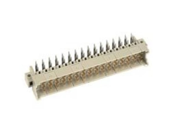 Harting kniv-list – utførelse F vinklede lodde-stifter | poler: 48 | 09 06 148 6901 – 1 stk