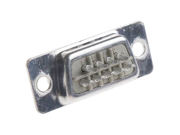 Harting 09 67 009 4715, D-Sub 9-pin F, Metallinen, Naaras, Lasikuitu, Terästä, Kestomuovipolyesteri (PBT), Kupari, 1000 V