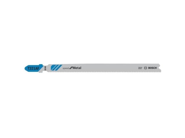 Bosch 2 608 636 705, Stikksagblad, Aluminium, Epoxy, Profil, Sandwich material, Blad metall (tynn), Bimetall, 1,2 mm, 13,2 cm, 5 stykker
