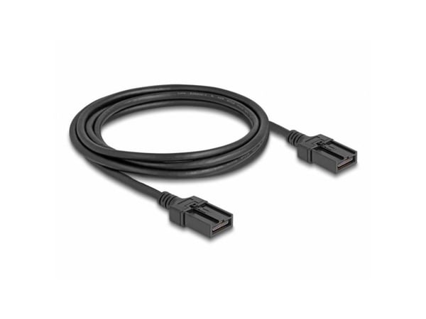 Delock - High Speed - HDMI-kabel - HDMI Type E (Automotive) hann låsing til HDMI Type E (Automotive) hann låsing - 3 m - dobbeltisolert - svart - s...