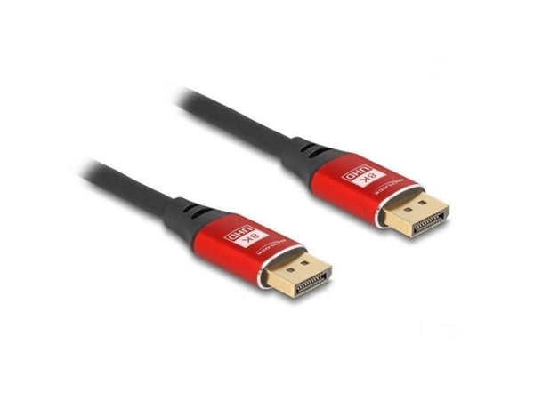 DeLOCK 80606, 3 m, DisplayPort, DisplayPort, Hanstik, Hanstik, Hanstik, 7680 x 4320 pikseliä