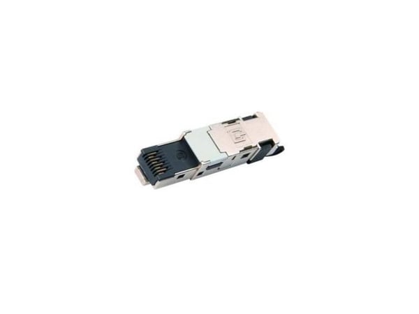 Telegärtner J80026A0045, RJ45, Musta, Ruostumaton teräs