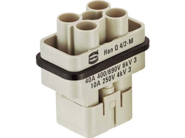 Harting 09 12 006 3041 stiftinnsats Han® Q 4 + 2 + PE Crimp 1 stk