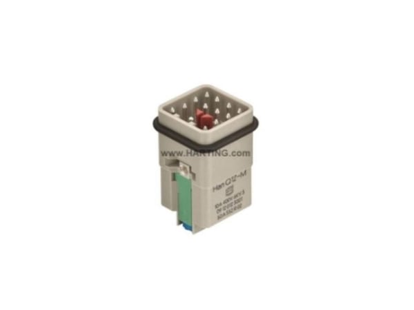 HARTING 09120123001 pinninnsats Han® Q 12 + PE Han-Quick Lock®, 1 stk