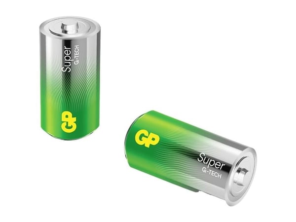 C-paristo R14 GP Super Alkali-mangaani 1,5 V 2 kpl 2 kpl