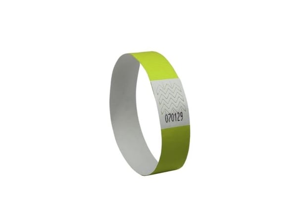 Avery TYVYW-50, Event-armbånd, gult, papir, monokromatisk, unisex, selvklebende