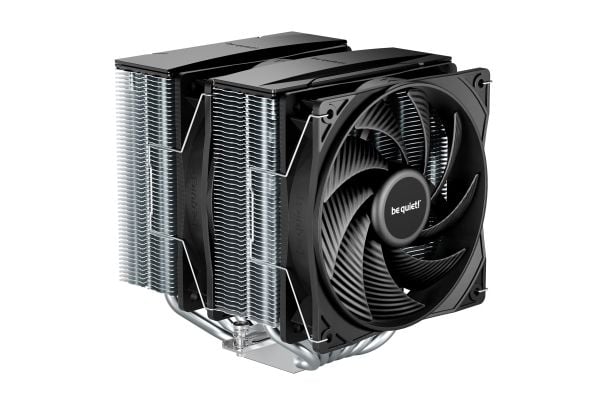 be quiet! Pure Rock Pro 3 - Prosessorkjøler - (for: LGA1150, LGA1151, LGA1155, LGA1200, LGA1700, LGA1851, AM4, AM5) - kobberbase og forniklede alum...