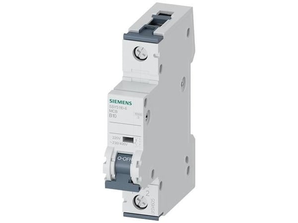 Siemens 5SY51106 5SY5110-6 Strömbrytare 10 A 230 V, 400 V