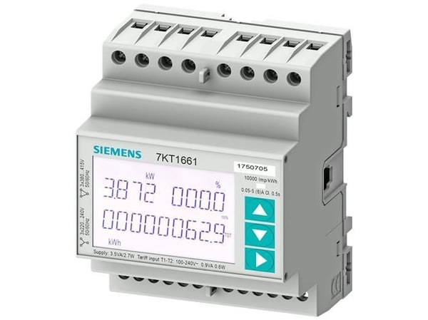 Siemens 7KT1664, Starkström, kWh, IP40, 100 A, 284 g, 284 g