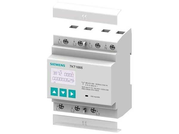 Siemens 7KT1666, Strøm, kWh (kilowattime), 401 g